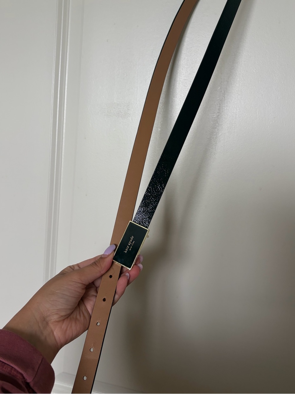 Kate Spade Black Leather Belt